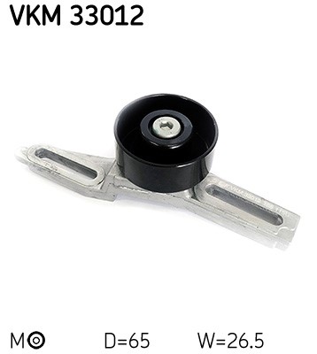 Spännrulle, Drivrem, Höger nedtill, Nedre, Vänster, Mitt, Upptill SKF