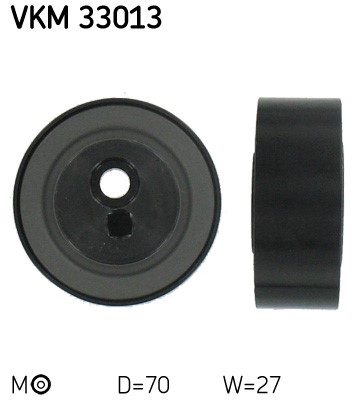 Spännrulle, Drivrem, Mitt, Höger, Nedre, Vänster Skf VKM 33013 SKF