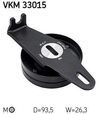 Styrrulle, drivrem, Vänster Skf VKM 33015 SKF