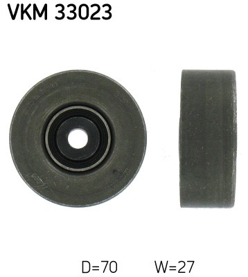 Styrrulle, drivrem, Höger nedtill, Mitt, Höger, Nedre Skf VKM 330 SKF