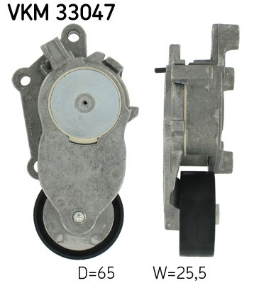Spännrulle, Drivrem 180A, Vänster, Mitt Skf VKM 33047 SKF Spännrulle, Drivrem 180A, Vänster, Mitt Skf VKM 33047 SKF