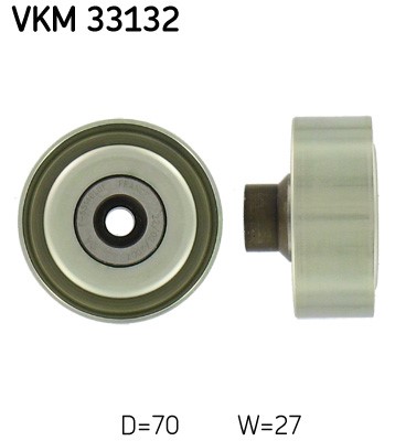 Styrrulle, drivrem 150A, Mitt, Vänster, Upptill Skf VKM 33132 SKF