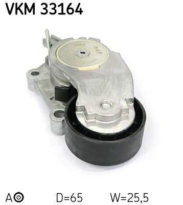Spännrulle, Drivrem, Vänster övre, Mitt, Upptill, Vänster, Höger SKF