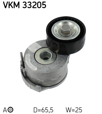 Spännrulle, Drivrem, Mitt till vänster, Mitt, Vänster SKF