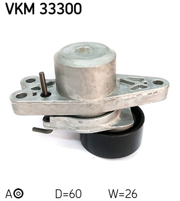 Spännrulle, Drivrem, Vänster övre, Höger upptill, Vänster, Upptil SKF