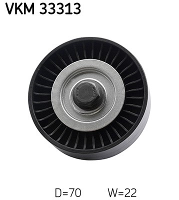 Styrrulle, drivrem, Upptill, Höger, Vänster Skf VKM 33313 SKF