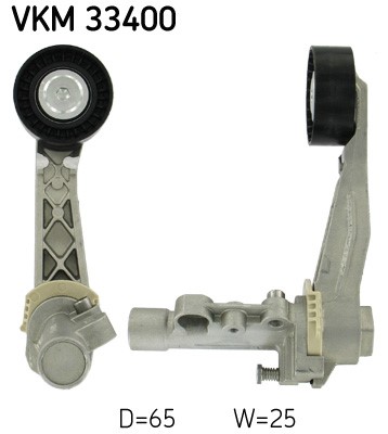 Spännrulle, Drivrem, Vänster övre, Höger nedtill, Vänster, Mitt,  SKF