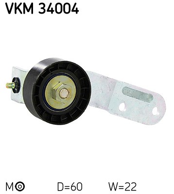 Spännrulle, Drivrem, Mitt, Upptill, Vänster Skf VKM 34004 SKF Spännrulle, Drivrem, Mitt, Upptill, Vänster Skf VKM 34004 SKF
