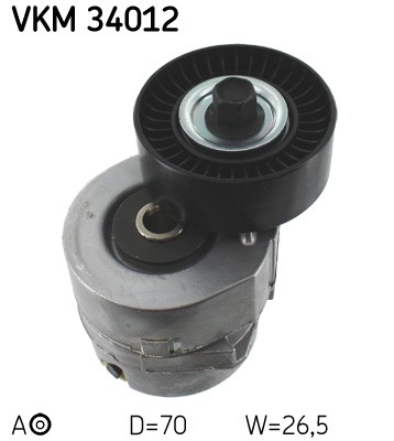 Spännrulle, Drivrem, Upptill Skf VKM 34012 SKF