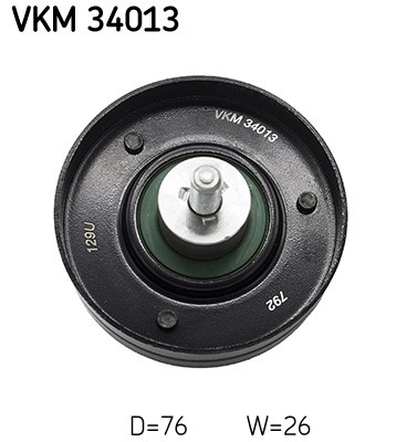 Styrrulle, drivrem, Höger upptill Skf VKM 34013 SKF