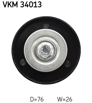 Styrrulle, drivrem, Höger upptill Skf VKM 34013 SKF Styrrulle, drivrem, Höger upptill Skf VKM 34013 SKF