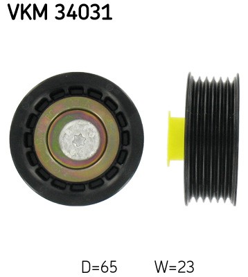 Styrrulle, drivrem, Vänster övre Skf VKM 34031 SKF