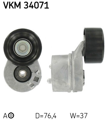 Spännrulle, Drivrem, Vänster Skf VKM 34071 SKF