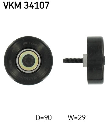 Styrrulle, drivrem Skf VKM 34107 SKF