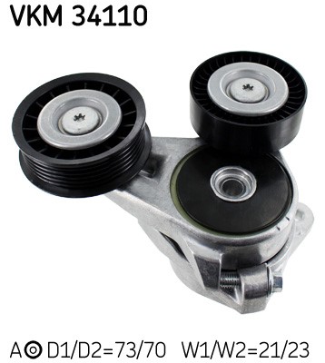 Spännrulle, Drivrem, Vänster övre Skf VKM 34110 SKF
