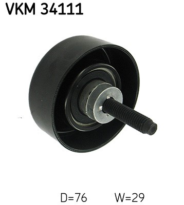 Styrrulle, drivrem, Mitt, Nedre, Höger Skf VKM 34111 SKF
