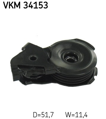 Spännrulle, Drivrem, Upptill, Mitt Skf VKM 34153 SKF