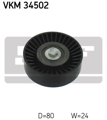 Styrrulle, drivrem, Mitt, Vänster Skf VKM 34502 SKF
