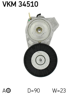 Spännrulle, Drivrem, Vänster undre SKF