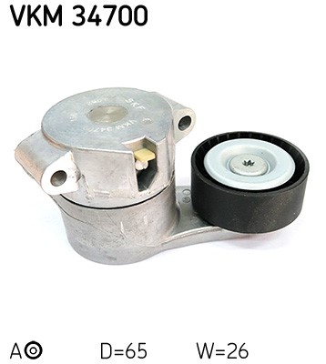 Spännrulle, Drivrem, Vänster undre, Mitt, Upptill SKF