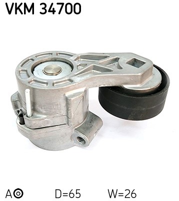 Spännrulle, Drivrem, Vänster undre, Mitt, Upptill SKF
