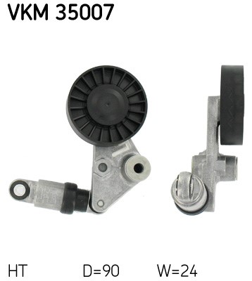 Spännrulle, Drivrem, Mitt Skf VKM 35007 SKF