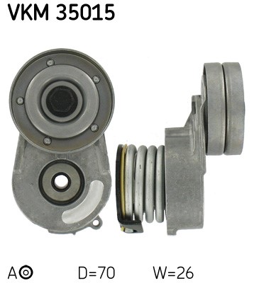 Spännrulle, Drivrem, Mitt till höger, Mitt Skf VKM 35015 SKF