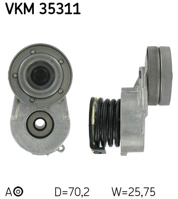 Spännrulle, Drivrem, Mitt till höger, Mitt Skf VKM 35311 SKF