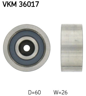 Styrrulle, drivrem, Upptill, Nedre Skf VKM 36017 SKF