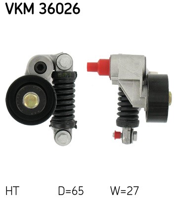 Spännrulle, Drivrem, Mitt Skf VKM 36026 SKF