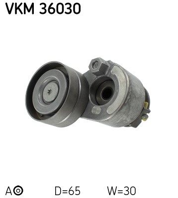 Spännrulle, Drivrem, Mitt till höger, Mitt, Vänster, Upptill Skf  SKF
