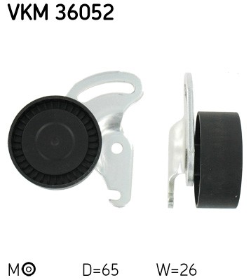 Spännrulle, Drivrem, Mitt, Upptill Skf VKM 36052 SKF