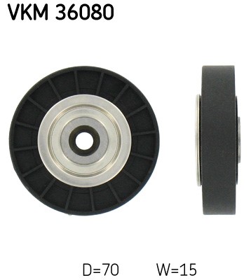 Styrrulle, drivrem, Upptill, Mitt Skf VKM 36080 SKF