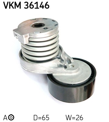 Spännrulle, Drivrem, Höger upptill, Höger nedtill, Mitt, Höger Sk SKF Spännrulle, Drivrem, Höger upptill, Höger nedtill, Mitt, Höger Sk SKF