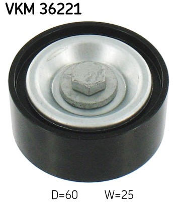 Styrrulle, drivrem, Mitt till höger, Mitt till vänster, Höger Skf SKF