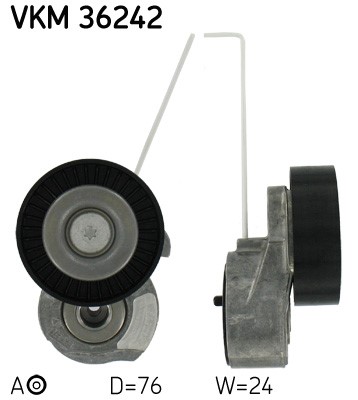 Spännrulle, Drivrem, Mitt, Nedre Skf VKM 36242 SKF