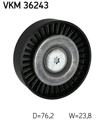 Styrrulle, drivrem, Höger upptill, Nedre, Upptill Skf VKM 36243 SKF