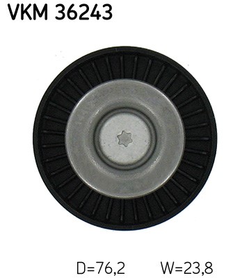 Styrrulle, drivrem, Höger upptill, Nedre, Upptill Skf VKM 36243 SKF