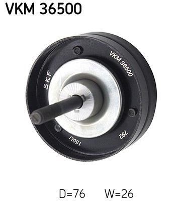 Styrrulle, drivrem, Mitt Skf VKM 36500 SKF