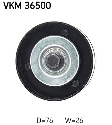 Styrrulle, drivrem, Mitt Skf VKM 36500 SKF