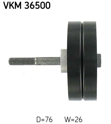 Styrrulle, drivrem, Mitt Skf VKM 36500 SKF