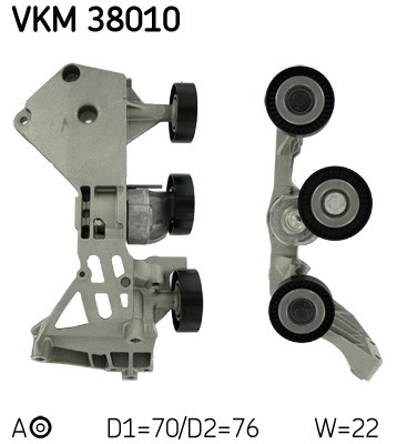 Spännrulle, Drivrem Skf VKM 38010 SKF