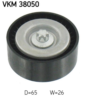 Styrrulle, drivrem, Mitt, Upptill Skf VKM 38050 SKF