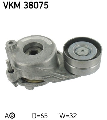 Spännrulle, Drivrem, Höger nedtill, Nedre Skf VKM 38075 SKF