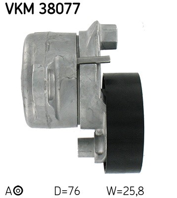 Spännrulle, Drivrem, Vänster övre, Höger nedtill, Nedre, Höger, M SKF