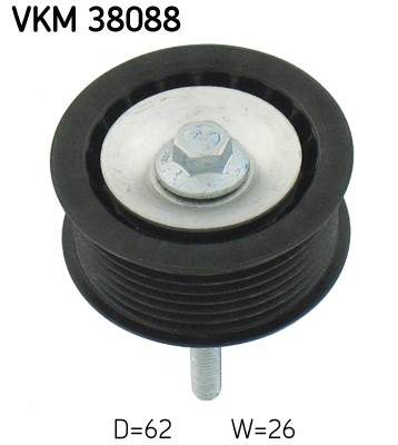 Styrrulle, drivrem, Vänster övre Skf VKM 38088 SKF