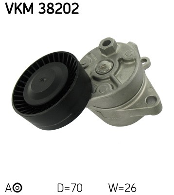 Spännrulle, Drivrem, Mitt till vänster, Höger nedtill, Höger, Ned SKF