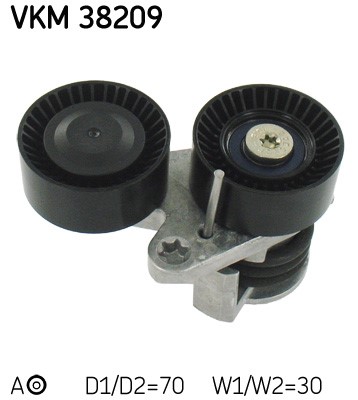 Spännrulle, Drivrem, Upptill Skf VKM 38209 SKF