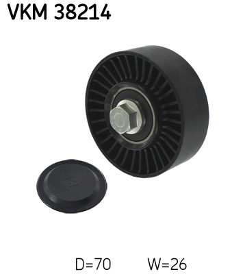 Styrrulle, drivrem, Mitt till höger, Höger, Mitt Skf VKM 38214 SKF