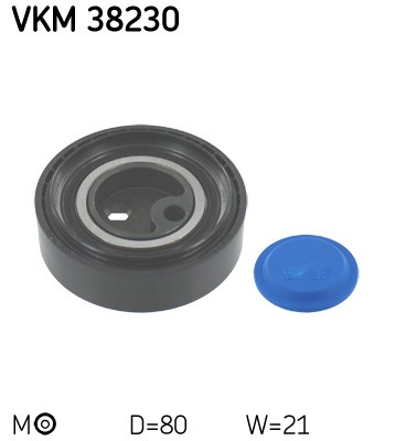 Spännrulle, Drivrem, Mitt till höger, Mitt, Nedre Skf VKM 38230 SKF